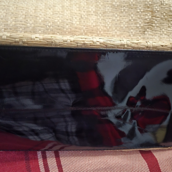 Bath Body Works Bow  Gingham straw tote bag - Picture 5 of 5